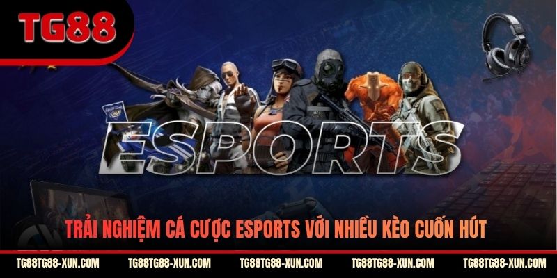 Trải nghiệm cá cược Esports với nhiều kèo cuốn hút